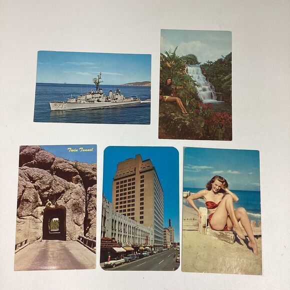 Vtg Postcards Linen Photo Comic Landmark Unposted Florida US Nagasaki 70+ - Picture 13 of 16